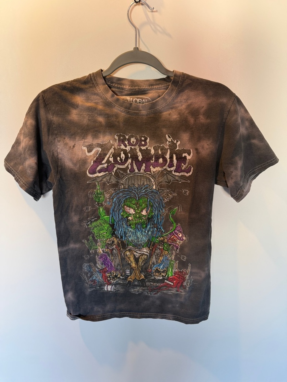 Vintage Rob Zombie Graphic Acid Wash Short Sleeve Tee